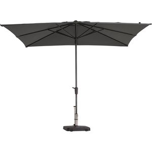 MaximaVida parasol vierkant grijs 280 x 280 cm exclusief voet