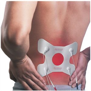 TensCare – Rugpijn elektrode TENS/EMS – Zelfklevende gelpads – Voor rugklachten verlichting – Compatibel met TENS en EMS apparaten