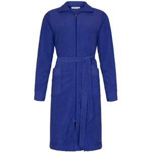 Pastunette Badjas Blue Breeze - Badstof - Blauw - Maat L