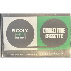 SONY CHROME cassette bandje C-90CR - 90 minuten - collectors item (Zeldzaam)