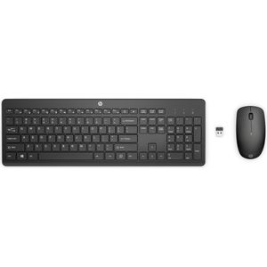 HP 235 Wireless Mouse and Keyboard Combo toetsenbord Inclusief muis Kantoor RF Draadloos Zwart