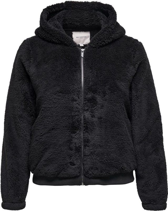 Carnewanna - Teddy Jas - Kort - Met Capuchon - Lange Mouwen - Ritssluiting