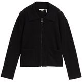 TOM TAILOR - Gebreid Vest - Zwart