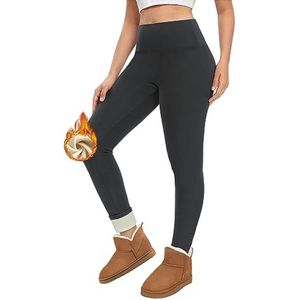 Thermische Leggings Dames - Gevoerde Fleece Legging voor Outdoor en Fitness