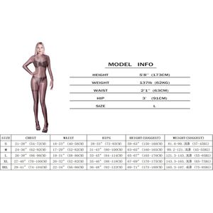 Dameslange Mouwen Ultradunne Catsuit – Glanzende Jumpsuit voor Elke Gelegenheid