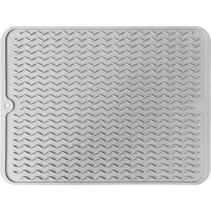 2PCS Siliconen afdruipmatten, antislip milieuvriendelijke keuken afdruipmat, gemakkelijk schoon te maken afdruipmat, afdruipmat voor aanrecht (twee maten: 30*40cm en 40*50cm)