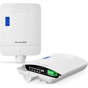 Outdoor Gigabit PoE Switch met 6 Poorten – Weerbestendig voor Draadloze Bewaking