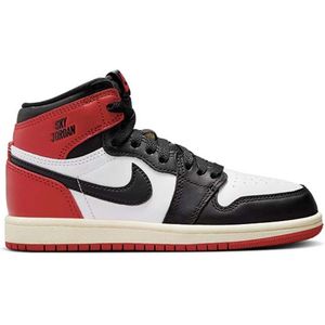 Jordan 1 Retro High OG Black Toe Reimagined (PS) - Limited Edition Sneaker - Maat 32 - Doos zonder deksel