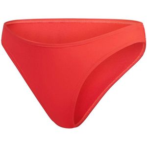 Speedo Solid Scoop Bikinibroekje Rood XS Vrouw