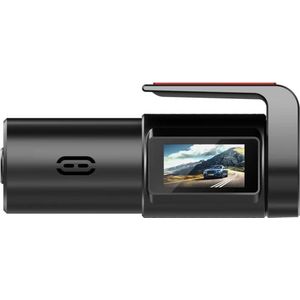 Dashcam - Frontcamera - Autocamera - 1080P - WiFi - Autodashcam - Met 0,96 inch minischerm - Met SD-kaart - Parkeerbewaking - Nachtzicht - 140° groothoek - App-bediening - G-sensor - Eenvoudig te installeren - Zwart