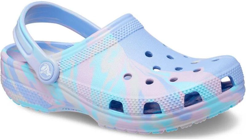 Crocs Classic Marbled Klompen Blauw EU 19-20 Jongens,Meisjes