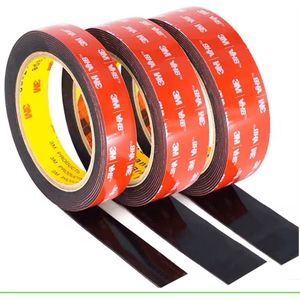 3M 5952 VHB Tape | Oorspronkelijke Zwarte Waterdichte Schuim Tape Dubbelzijdig Acryl Lijm (19mm x 3m) voor Auto en Meubels