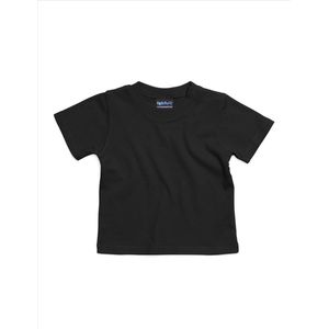 BabyBugz -Baby T-Shirt - Zwart- 100% Biologisch Katoen - 92
