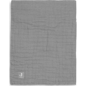 Jollein Baby Deken Ledikant 120x120cm Wrinkled - Storm Grey