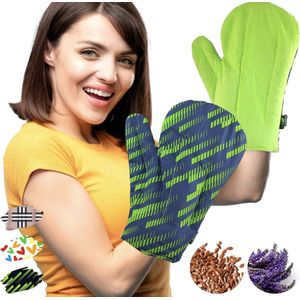 Artritis Handschoenen voor Magnetron (Één Maat) - Handwarmers Gevuld met Tarwe voor Reuma en Carpaal Tunnel - 100% Katoen en Lavendelgeur