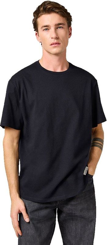 Wrangler - Ss Solid T-shirt - Korte Mouwen - Kleur - Materiaal