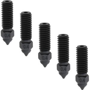 3D printer reserveonderdelen - 3D Printer Nozzles - 5-delige Hotend Kit voor 3D Printer Extruder, 0,4mm, Geschikt voor diverse modellen