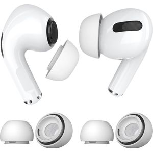 MMOBIEL - Vervangende Oordopjes - Antislip Siliconen - Wit - Geschikt voor AirPods Pro