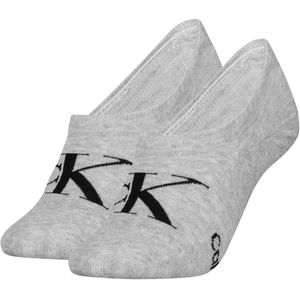 Calvin Klein 701228817 Onzichtbare Sokken 2 Paren Grijs EU 39-42 Vrouw