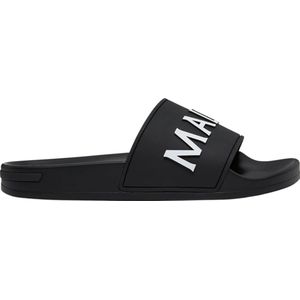 Mallet London Heren Slipper Zwart TE2002/SRFBLG Serif Slider