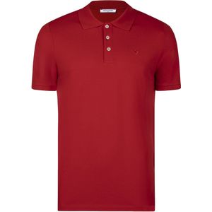 Felix Hardy - Polo Shirt - Rood - Korte Mouw - Katoenen Pique