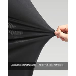 Heren 4-delig Fleece-Gevoerde Sportset - Warm, Rekbaar Hardloop- & Gym voor Herfst/Winter XXL