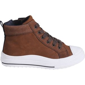 Vertbaudet - Hoge Kindersneakers - Synthetisch - Met Veters en Rits