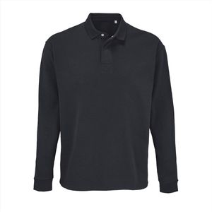 SOL'S Unisex Polo Collar Sweatshirt Heritage L03990 - French Navy - 5XL