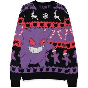 Pokémon Pokémon - Gengar Heren Christmas jumper - meerkleurig - M