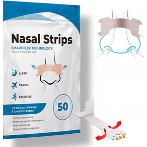 Solacis Neusstrips - Neusstrips snurken - Neus strips - Tegen snurken - Anti-Snurk - Must have voor tijdens het slapen!