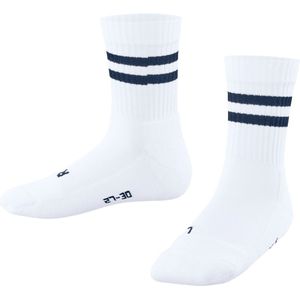 FALKE - Dynamic SO - Gedessineerd Katoen Sokken - Wit - Maat 23-26