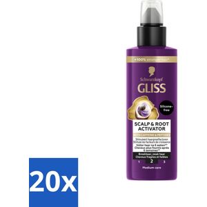 Gliss - Scalp & Root Activator - Siliconenvrij - Voor Gezonde Hoofdhuid - 100 ml - Bulkverpakking - 20 stuks