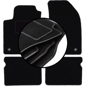 Complete set veloursmatten voor: Fiat Bravo II hatchback (2007-2012)