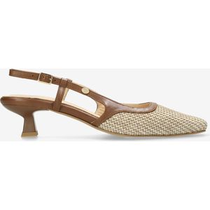 Fred De La Bretoniere Heeled Sandalen Carly Sing Beige - Maat 39