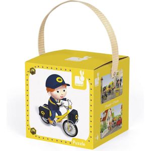 Janod Lovely puzzels 2-in-1 - Matteo's fiets