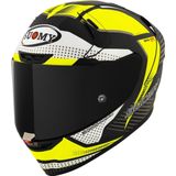 Suomy - SR-GP Evo - Integraalhelm - Geel Wit - Composiet Carbon