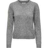 Jacqueline de Yong Trui Jdysilja L/s O-neck Pullover Knt 15277866 December Sky/melange Dames Maat - XL