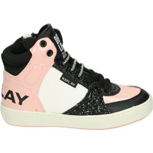 Replay Cobra 1 Hoge sneakers - Meisjes - Roze - Maat 34