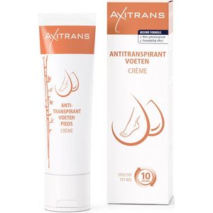 Axitrans - Voetcreme - 75ml - Anti Transpirant - Tegen Zweetvoeten en Stinkvoeten