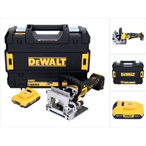 DeWalt DCW 682 NT accu-deuvelfrees 18 V 102 x 20 mm borstelloos + 1x accu 2.0 Ah + TSTAK - zonder oplader