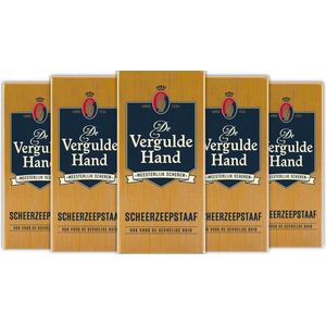 De Vergulde Hand Scheerzeep Staaf 5 x 75 Gram