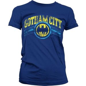 Batman Gotham City Girly T-Shirt Damen Navy-L