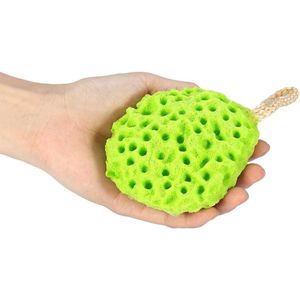 Lichaamsdouche - zachte spons voor bad en spa - groen .