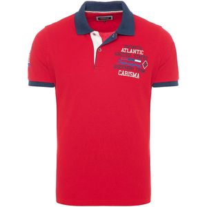 Poloshirt Heren United States Atlantic Rood Carisma 4664 - M
