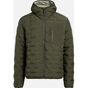 The Mountain Studio Reversible light hood jacket 1043 forest green seneca rock M