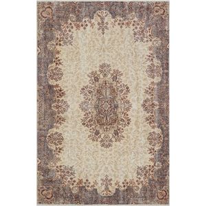 Vintage handgeweven vloerkleed - tapijt - Rana 253 x 166