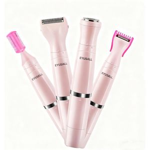 EYUSALL 4-in-1 Ontharingsapparaat voor Vrouwen - Elektrische Epilator voor Nat & Droog Gebruik