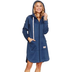Doctor Nap Badjas Dames Rits Indigo Melange SMZ.7228 38 / M