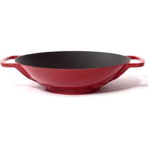 Gietijzeren wok - Ø35 cm - Sürel - Rood