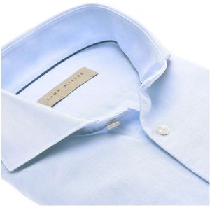 John Miller - Overhemd Lichtblauw John Miller Lange Mouw Overhemd Lichtblauw 5142031